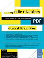 Paraphilic Disorders