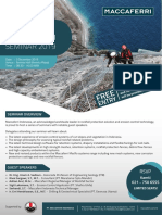 Flyer Rockfall Seminar 2019