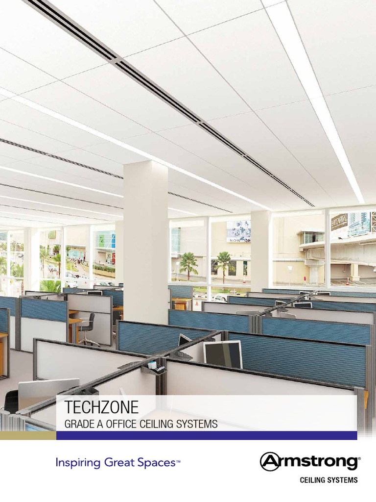 Armstrong TechZone Ceiling Solutions | PDF | Sheet Metal | Lighting