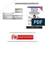 Head First Android Development 2nd Edition PDF Download