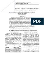 TRIBOLOGICAL ASPECTS OF A METAL + POLYMER COMPOSITE