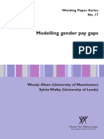 Modelling Gender Pay Gapss