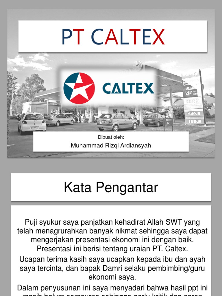 Ekonomi PT Caltex | PDF