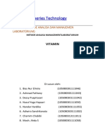 Analisis Vitamin