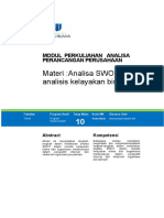 Modul 10 Analisa SWOT - NET