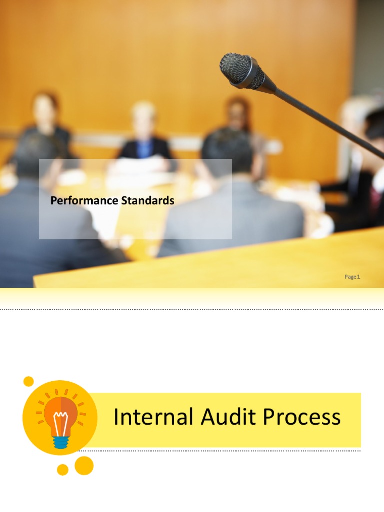 ISPPIA Internal Audit Performance Standards | PDF | Internal Audit ...