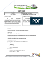 G8 English Lesson Exemplar 1st Quarter 1