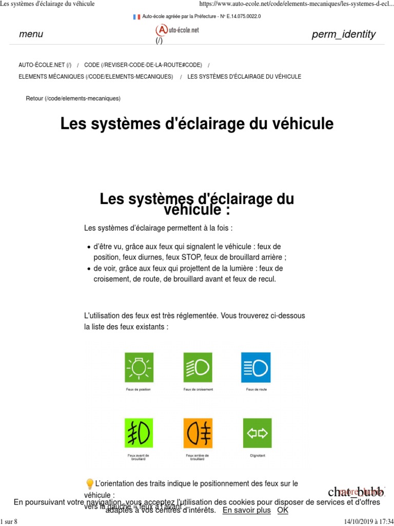 En Agglomération Bien éclairée Je Peux Rouler Les Systèmes D'éclairage Du Véhicule | PDF | Feu de circulation | Véhicules