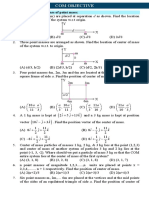 Centre of Mass and Collision PDF