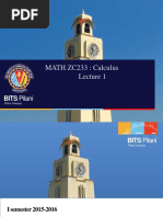 Math Zc233 l1