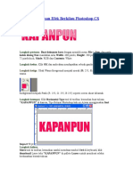 6. Cara Buat Tulisan Efek Berkilau Photoshop C1