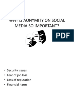 Why Is Aonymity On Social Media So Important