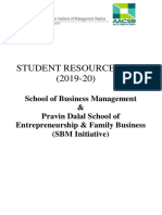 Final Student Resource Book (Ftmba) - 2019-20 PDF