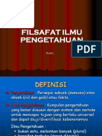 filsafat  ilmu pengetahan