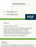 3 Mga Konseptong Pangwika Register-Barayti-Homogenous-Heterogenous