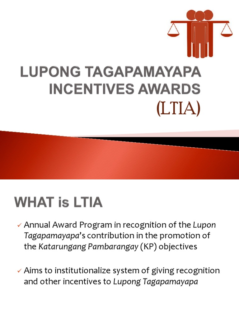 Guidelines for the Institutionalization of the Annual Award Program for ...