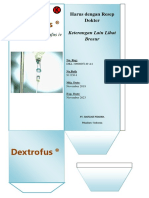 Kotak Infus 500ml DEXTROFUS