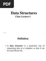 Data-Structures-Lecture 1