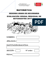 2° Sec_ 2da Evaluacion Matematica