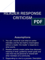 Reader Response