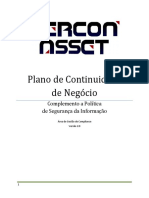 Exemplo de Plano de Continuidade de Negócio