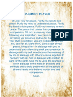 Harmony Prayer