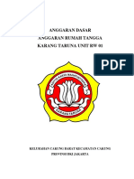 AD ART Karang Taruna RW01 Kelurahan Cakung Barat Periode 2016-2019