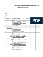 Lembar Observasi Penilaian Microteaching Mata Kuliah Renang 2-1