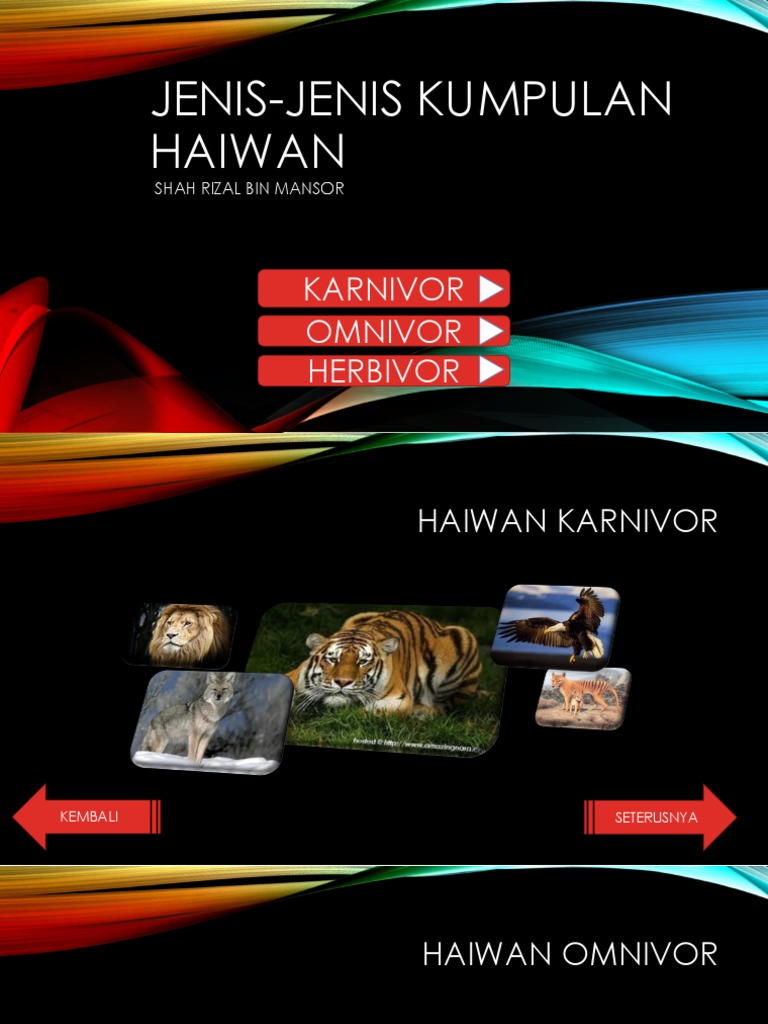 Jenis2 Haiwan Pdf