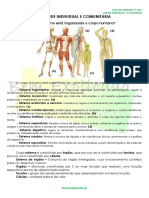 Sistemas do corpo humano e saúde individual e comunitária