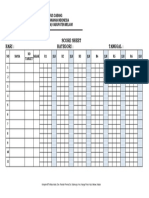 SCORE Sheet 6x6