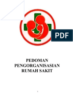 Pedoman Pengorganisasian Rumah Sakit