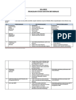 Silabus Program Studi Sistem Informasi