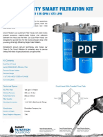 High Capacity Smart Filtration Kit 473LPM