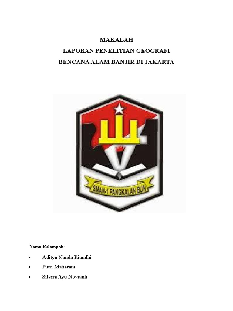 Makalah Geografi Banjir