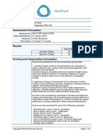 Brief-Cope Results Scoring PDF