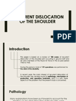 Recurrent dislocation of the shoulder.pptx