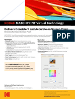 Match Print Software Sell Sheet