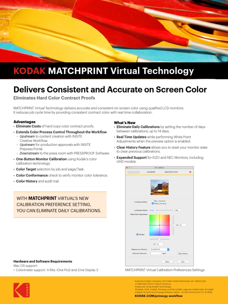 Match Print Software Sell Sheet | PDF | Computer Monitor | Computer ...