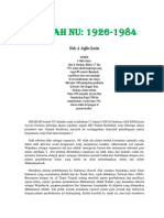 Wajah NU 1926 - 1984 PDF