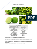 Limon Tahiti Colombiano