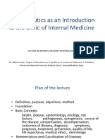 An Introduction to Internal Medicine Propaedeutics