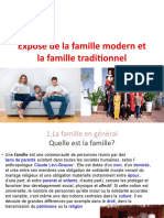 Exposé de La Famille Modern Et La FaJmille
