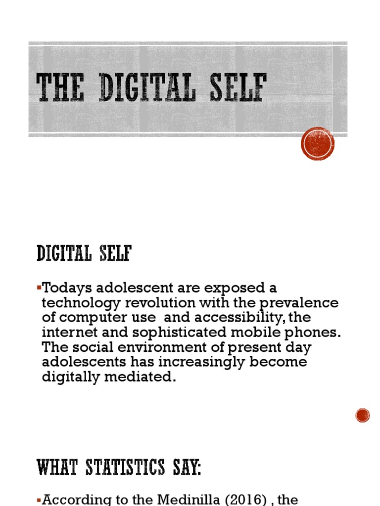 Understanding the Digital Self | PDF | Social Media | Popular Culture ...