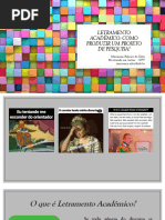 LETRAMENTO ACADÊMICO - COMO PRODUZIR UM PROJETO DE PESQUISA