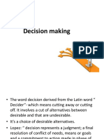 Decision Making