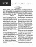 Advanced Monopulse Processing of Phased Array