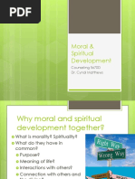 Moral Spiritual Development Summer1 2