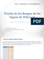 Prueba de Rangos de Wilcoxon