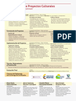 Diplomado en Gestión de Proyectos Culturales